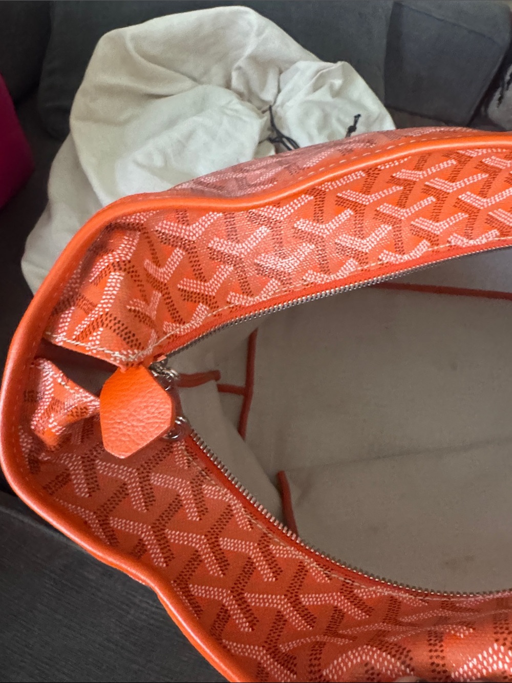 Authentic Goyard Bowling 55- Orange - Picture 11 of 12